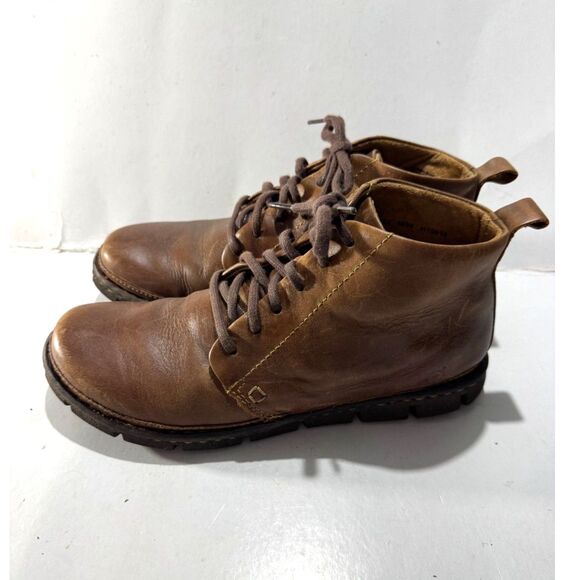Born leather comfort boots brown preppy business casual winter men 9 main image 4